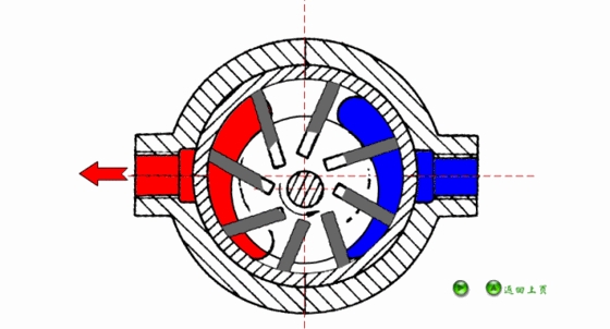 单作用叶片泵.gif